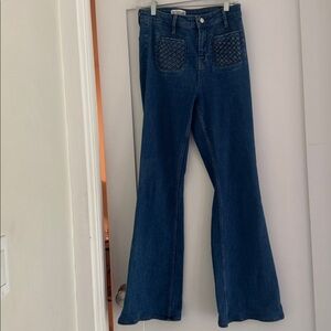 Derek Lam Blue Flare & Wide Leg Jeans